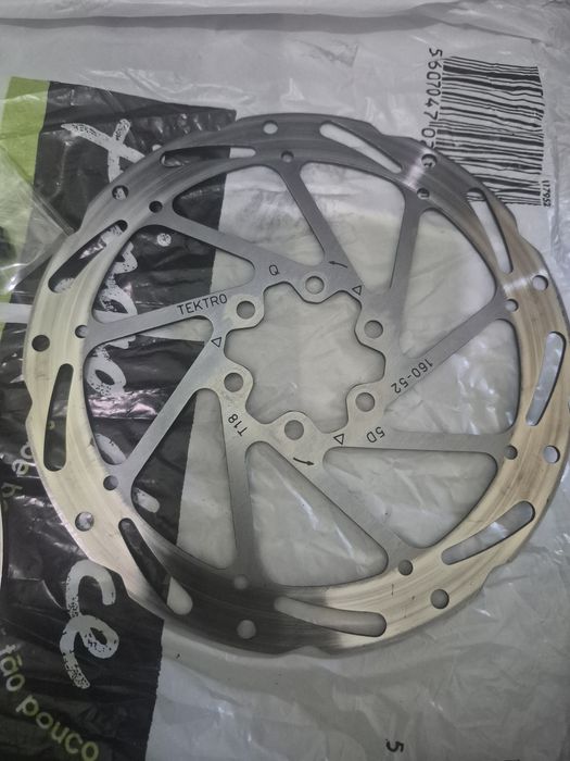 Freio Tektro Dianteiro + 2 Discos 160mm Tektro