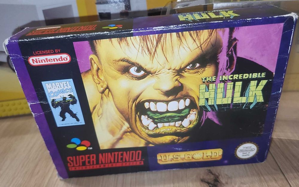 Gra The Incredible Hulk - NINTENDO SNES - DB stan Komplet +Protektor