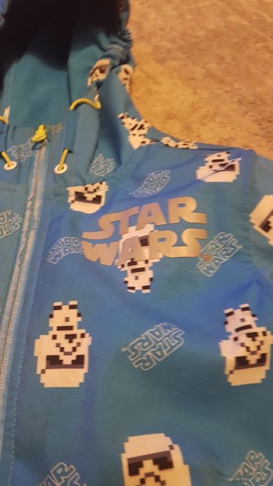Kurtka, deszczówka, softshell dla dzieci, rozmiar 110, Star Wars