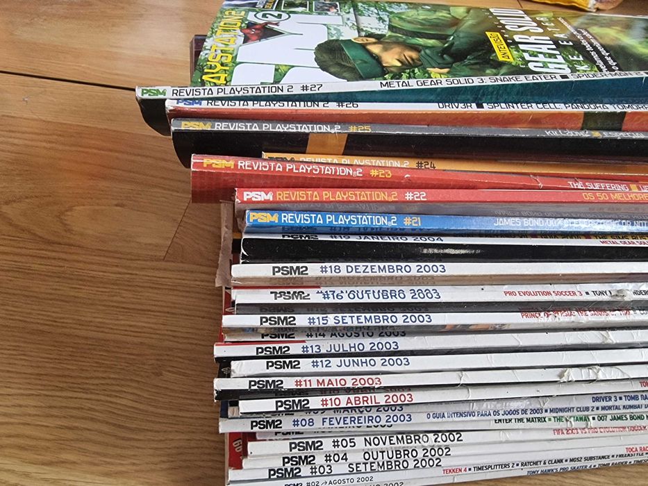 Coleção Revista PSM2 1-27 Em Portugues (Anos 2002,2004)Playstation 2