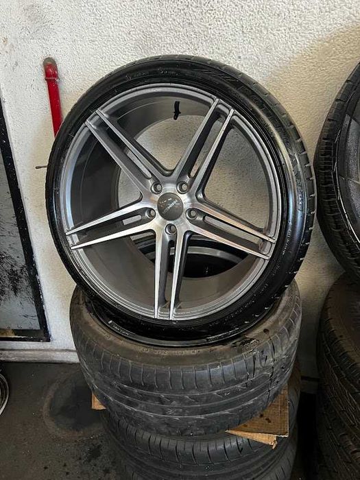 JANTES VEEMAN 19 5X112 COM PNEUS NOVOS
