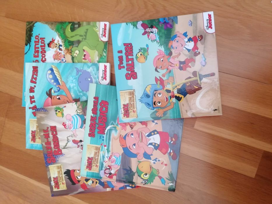 Conjunto livros coleção Jake Piratas da Terra do Nunca