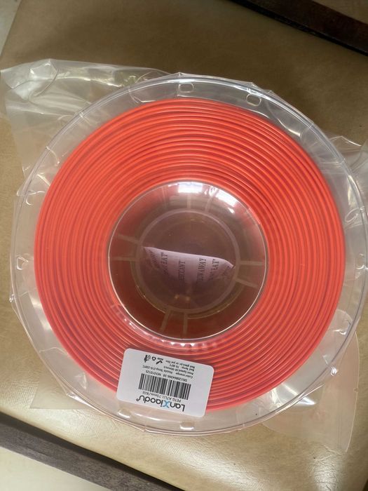 Filamento 3D PLA laranja, 1 kg, 1,75 mm