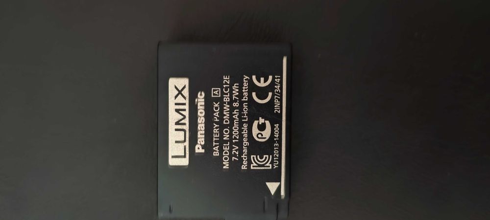 Bateria Lumix para Câmara Fotográfica