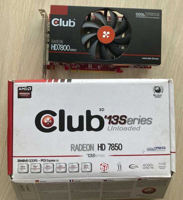 Karta graficzna Club3D Radeon HD 7850 Royal Queen 2GB DDR5 256bit