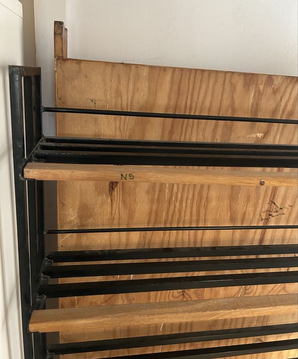 Regał, metalowy, vintage