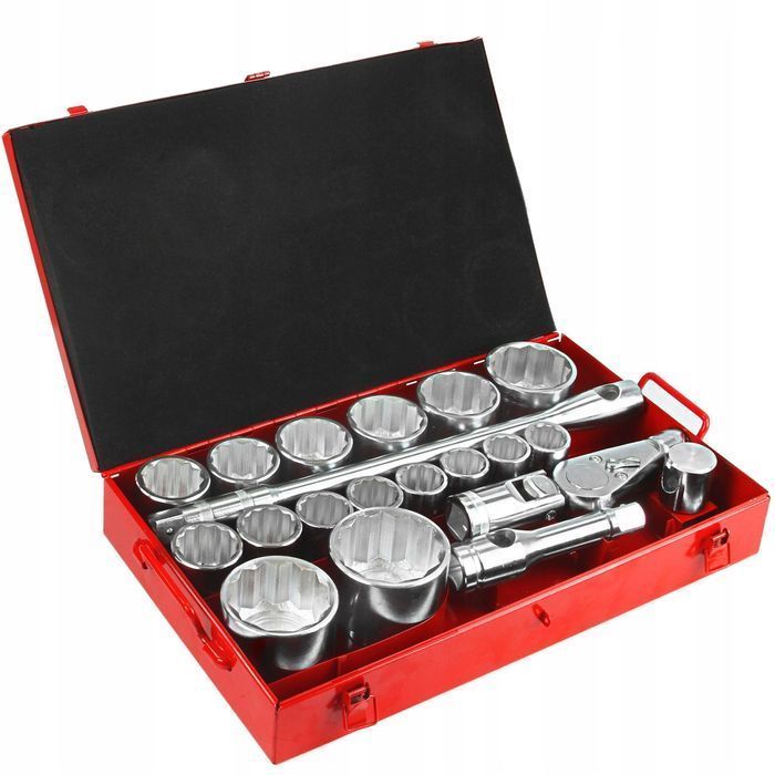 Klucze Nasadowe 21 El 1'' Duże Nasadki Tir 80 Mm