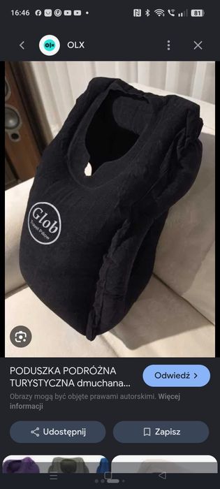 Glob Trawel Pillow