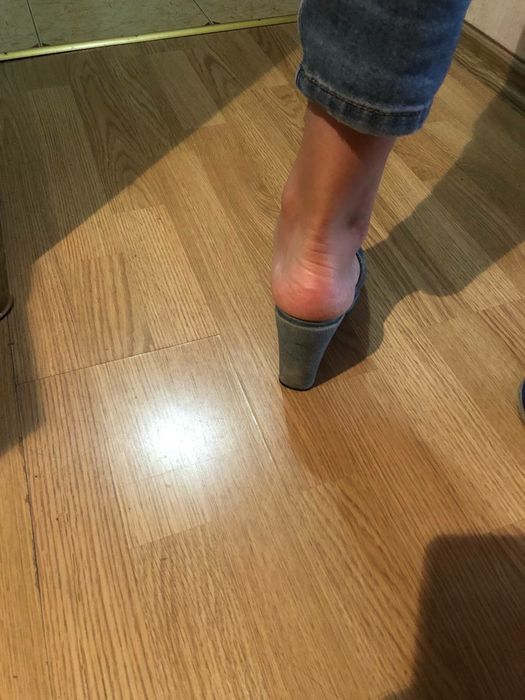 Джинсові шльопанці, босоніжки