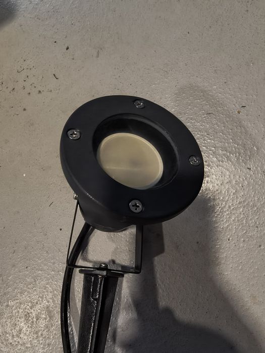 Lampa ogrodowa reflektor wbijany 7szt z żarówkami led