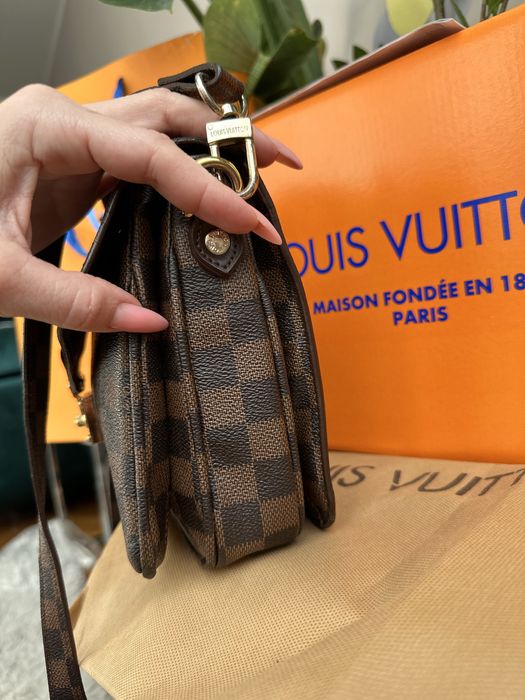 stylowa skórzana torba Louis Vuitton
