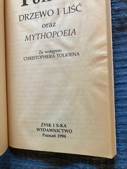 Tolkien „ Drzewo i liść” Unikatowa książka z 1994!
