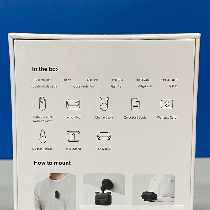 Insta360 GO 3 64GB (2.7K) - Black - SELADA - 3 ANOS DE GARANTIA