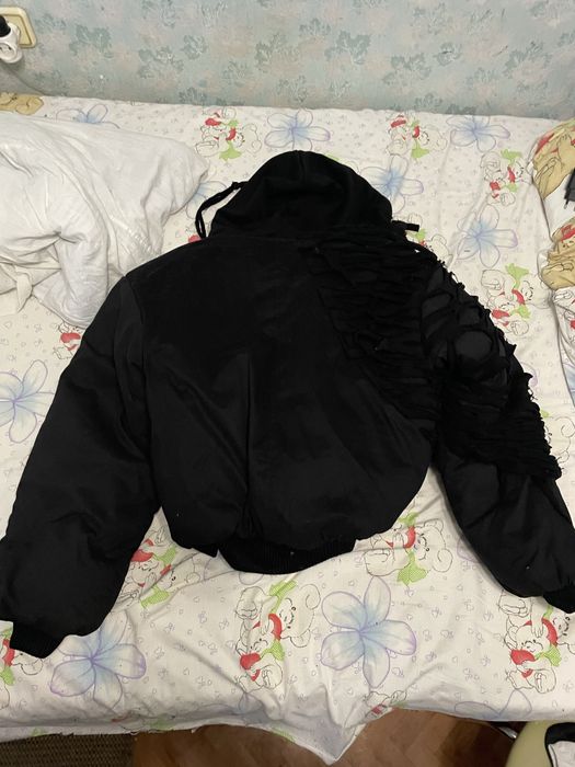 Bomber kuroxx бомбер shoulder tears