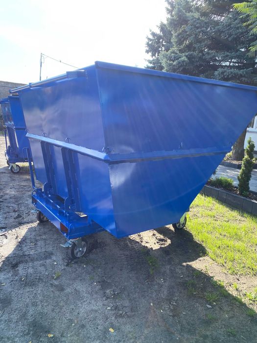 Kontener samowyładowczy 3 m3, pojemnik, mulda, koleba na odpady.