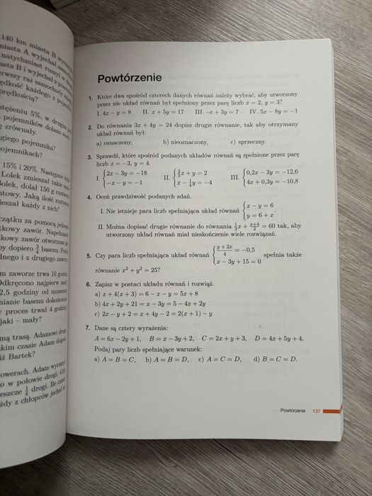 NOWY Zbiór zadan Matematyka liceum/technikum klasa 1