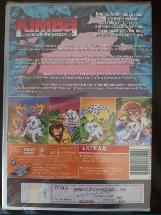 DVD 1= 2€, quaisquer 3 = 5€