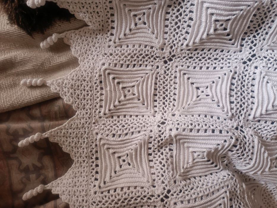 Colcha em crochê