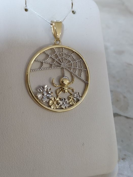 Złota Nowa zawieszka pr.333. wys.35mm