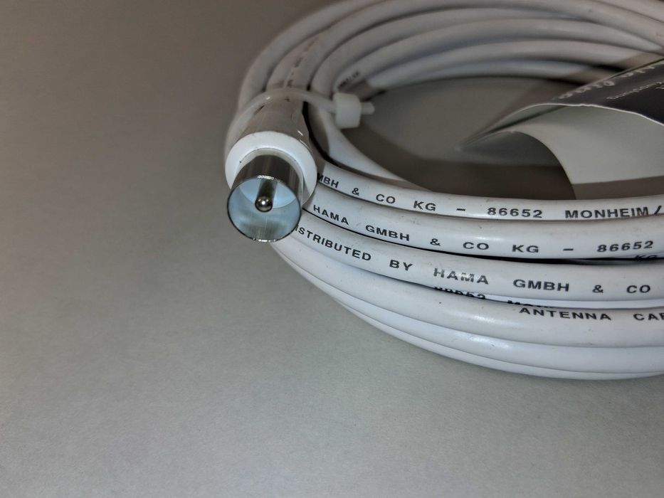 N019 Kabel Antenowy Koncentryczny Hama Classic Line 5M TV/SAT