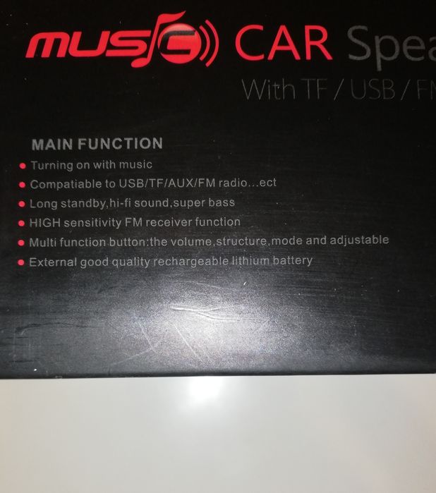 Coluna USB radio