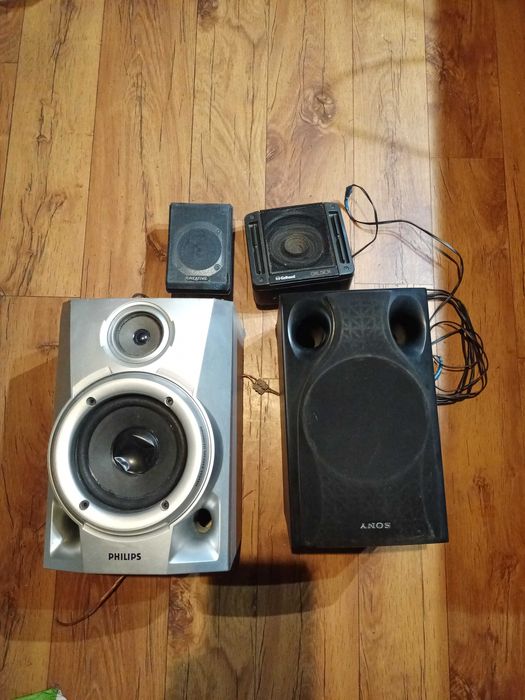 Głośniki Philips Sony, Gelhard, Creative