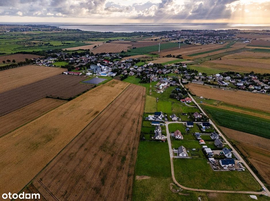 Działka budowlana 1093 m2, Połczyno k. Pucka, 5 km od Zatoki Puckiej