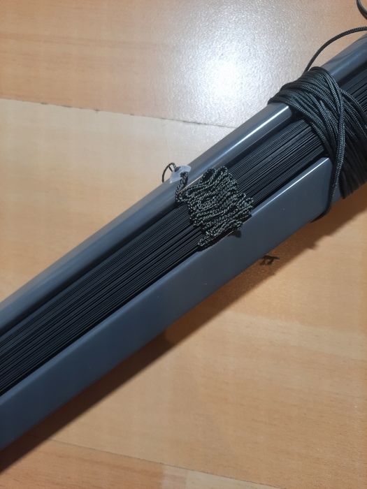 Żaluzja aluminiowa ciemnoszara 25 mm 55x130cm