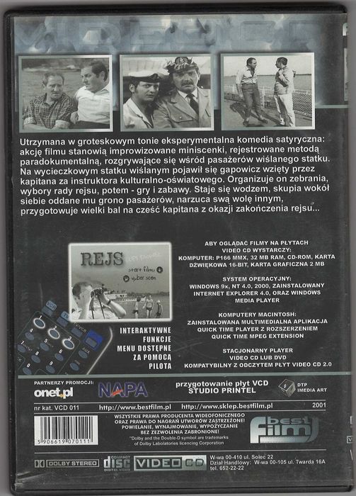 Rejs - kultowy film z czasów PRL reż. S. Bareja