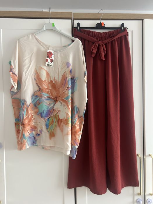 Komplet damski elegancki 4/5XL