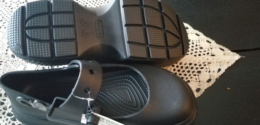 CROCS  W8 buty Stomp Mary Jane + torebka