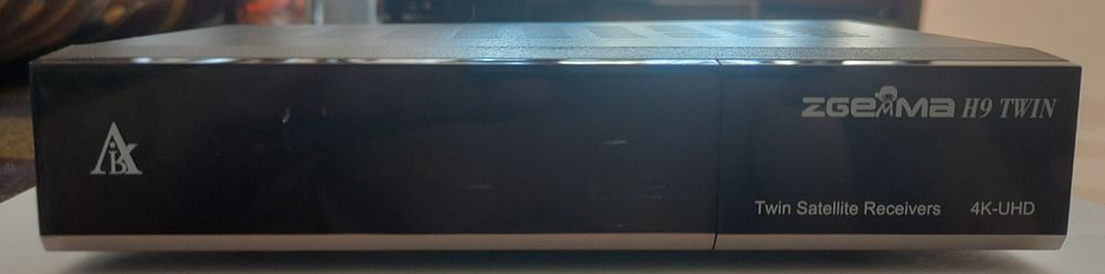 Zgemma H9 Twin z nowym pilotem i dyskiem SSD 512GB