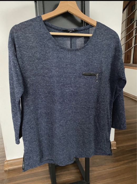 Reserved koszulka bluzka M jeansowy  melanż