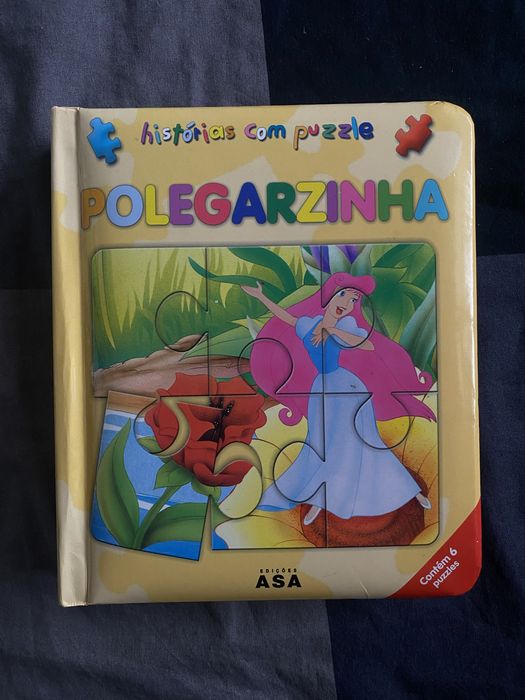 3 livros - historias com puzzle