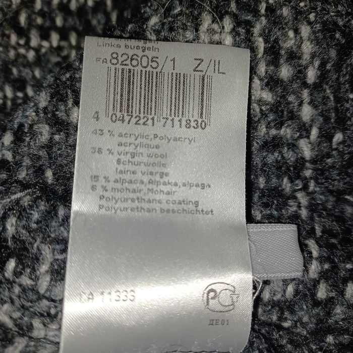 MARC CAIN żakiet/sweter wełna+alpaka +inne ciepły styl Channel M/L