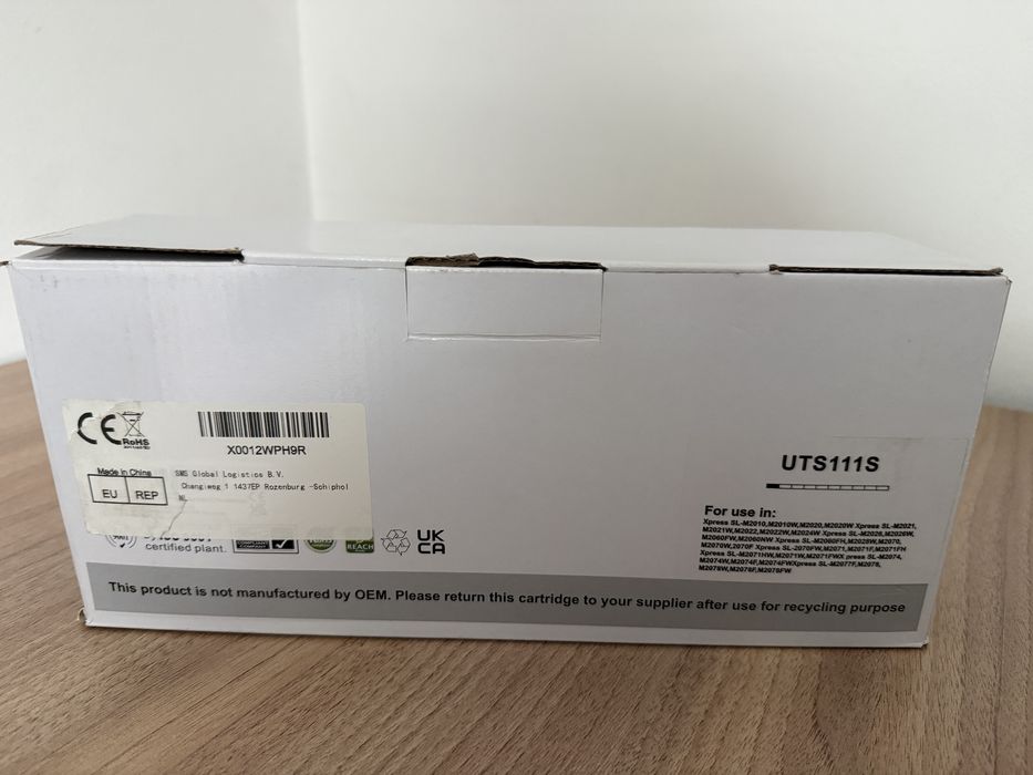 Toner UTS111S do drukarek Samsung Xpress SL-M2010 / M2020 / M2026 / M2070 i wielu innych