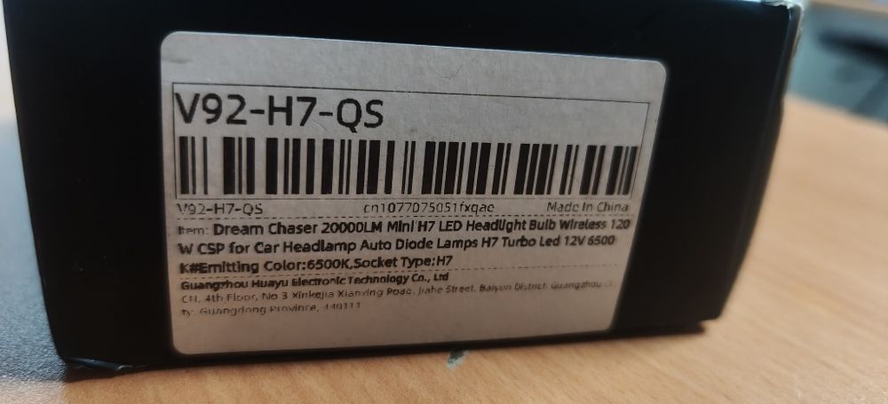 LED's H7 luz branca