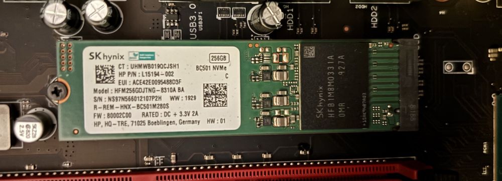 Fonte HP 500W 80 Plus Bronze + SSD 256GB + Placa Wi-Fi