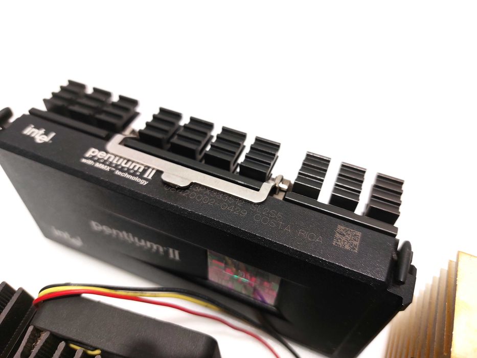 Procesory Intel Pentium II Vintage Retro Zestaw