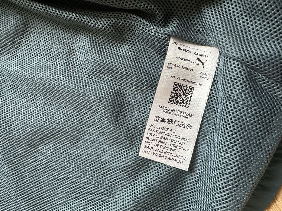 Nowa męska kurtka wiatrówka lekka Puma S 36 wodoodporna waterproof