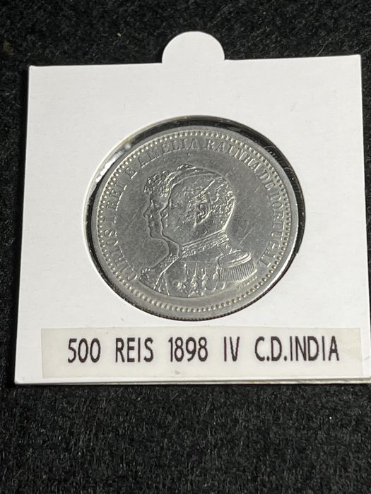 500 e 200 Reis 1898 - IV Centenário da Descoberta da Índia