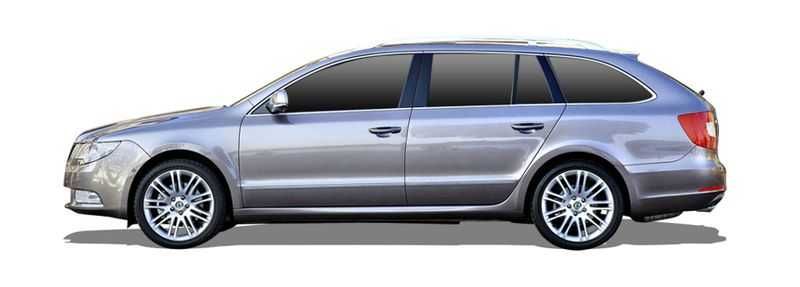 Bagażnik Dachowy SKODA SUPERB II kombi 2009 d 2015 bazowy belki reling