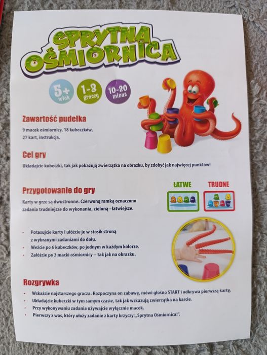 Sprytna ośmiornica gra zręcznościowa
