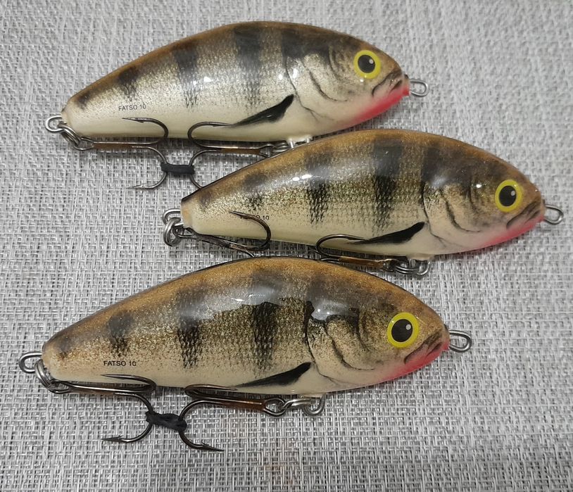 Woblery salmo fatso 10cm tonące 3szt