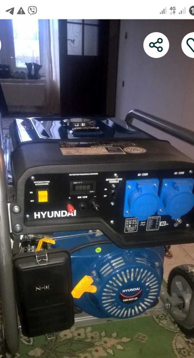 Генератор HYUNDAI 5.5 кВт  РТ6500-Q