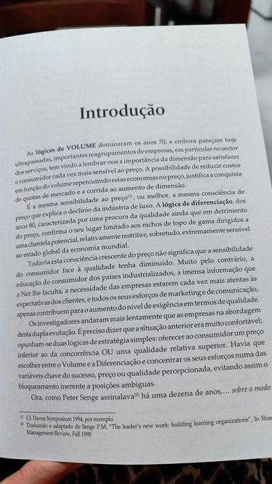 Livro Criação de Valor para o Cliente (Descida de preço)