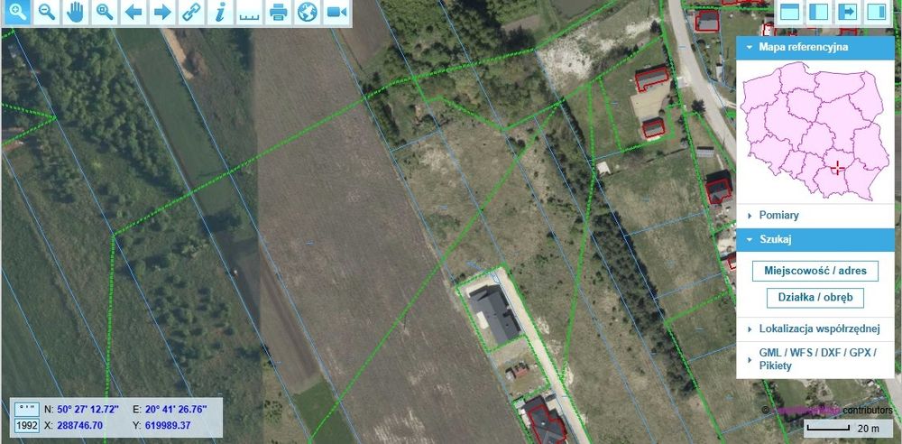 Atrakcyjna działka budowlana Siesławice Busko-Zdrój