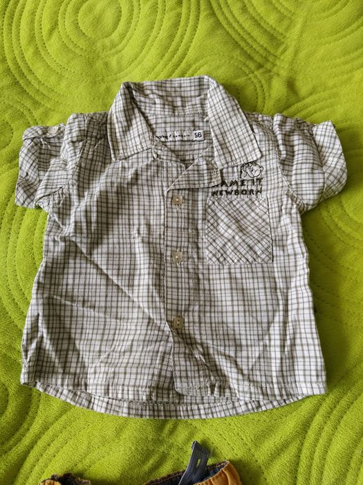 1+1 gratis Spodnie, koszula, niemowlęce