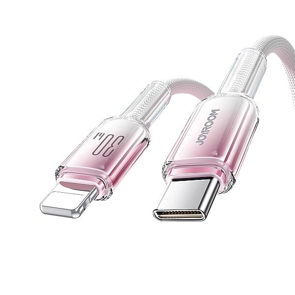 Kabel Joyroom S-A42 Crystal-Clear Series 30W USB-C - Lightning 1,2m -