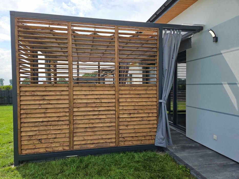Żaluzje tarasowe - shuttersy do pergol, altan, tarasów, balkonów.